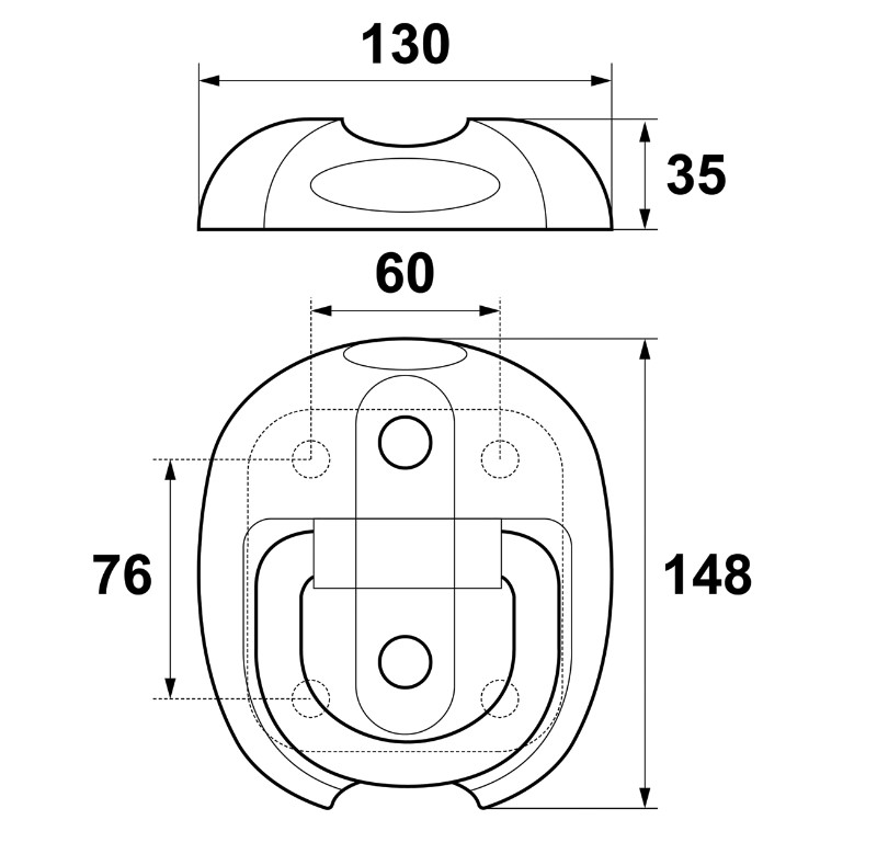 AXA muur- en vloeranker 7950 - Afbeelding 2