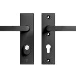 AXA Edge Plus veiligheidsbeslag kort PC72 SKG*** met kerntrekbeveiliging kruk/kruk Zwart