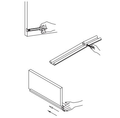 AMIG tochtstrip Ø30x1000 mm Polyethyleen Bruin