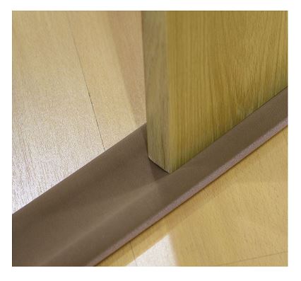 AMIG tochtstrip Ø30x1000 mm Polyethyleen Grijs