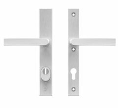 AXA Edge Plus Smal veiligheidsbeslag PC85 met kerntrekbeveiliging kruk/kruk SKG3 Aluminium F1