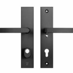 AXA Edge Plus veiligheidsbeslag PC85 met kerntrekbeveiliging kruk/kruk SKG*** Zwart