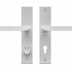 AXA Edge Plus veiligheidsbeslag PC85 met kerntrekbeveiliging kruk/kruk SKG3 Aluminium F1