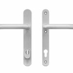 AXA Oval Plus Smal veiligheidsbeslag PC110 met kerntrekbeveiliging kruk/kruk geslepen F1