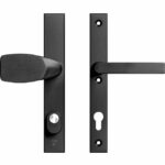 AXA Edge Plus Smal veiligheidsbeslag PC92 SKG*** met kerntrekbeveiliging Wing-greep/kruk Zwart