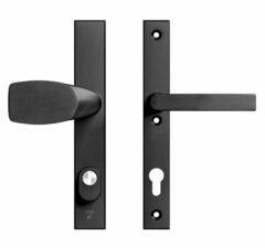 AXA Edge Plus Smal veiligheidsbeslag PC92 SKG*** met kerntrekbeveiliging Wing-greep/kruk Zwart