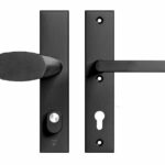 AXA Edge Plus veiligheidsbeslag PC92 SKG*** met kerntrekbeveiliging Wing-greep/kruk Zwart