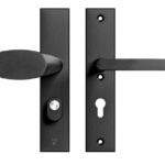 AXA Edge Plus veiligheidsbeslag PC72 SKG*** met kerntrekbeveiliging Wing-greep/kruk Zwart