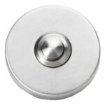 Beldrukker rond ø52mm RVS mat