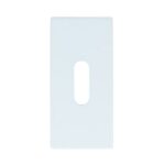 Sleutelplaatje SQUARE LSQBN32 rechthoekig Wit