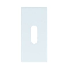 Sleutelplaatje SQUARE LSQBN32 rechthoekig Wit