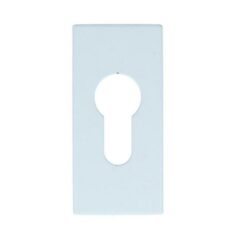 Cilinderplaatje SQUARE LSQBY32 rechthoekig Wit