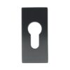 Cilinderplaatje SQUARE LSQBY32 rechthoekig PVD Gunmetal