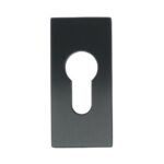 Cilinderplaatje SQUARE LSQBY32 rechthoekig PVD Gunmetal