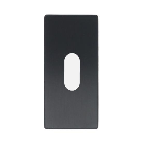 Sleutelplaatje SQUARE LSQBN32 Rechthoekig PVD Gunmetal