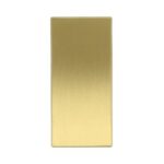 Blind Plaatje SQUARE LSQB32 Rechthoekig PVD Mat Goud