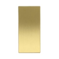 Blind Plaatje SQUARE LSQB32 Rechthoekig PVD Mat Goud