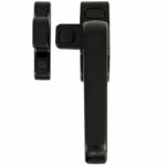 AMIG raamsluiting rechts aluminium zwart