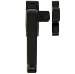 AMIG raamsluiting links aluminium zwart
