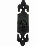 Beldrukker Lelie ijzer zwart