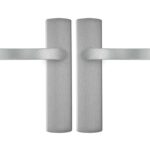 AXA curve klik schild blind met deurkruk blok aluminium F1