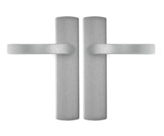 AXA curve klik schild blind met deurkruk blok aluminium F1
