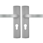 AXA curve klik schild PC55 met deurkruk blok aluminium F1