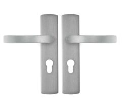 AXA curve klik schild PC55 met deurkruk blok aluminium F1