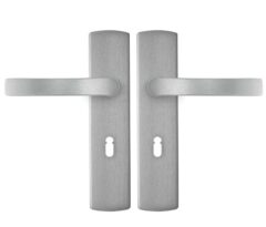 AXA curve klik schild SL56 met deurkruk blok aluminium F1