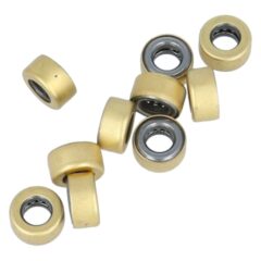 10 Lagers voor kogellagerscharnieren staal vermessingd 76x76