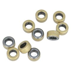 10 Lagers voor kogellagerscharnieren staal vermessingd 89x89