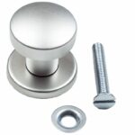 Ami klikrozet + knop aluminium F1