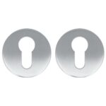 2 PC-plaatjes Rond RVS