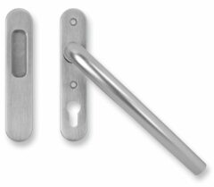 Buva hef/schuifdeurbeslag small-line PC69 aluminium F1