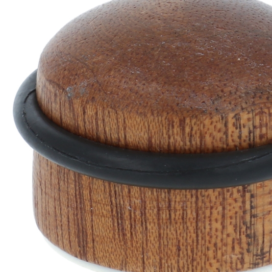 AMIG Deurstopper zelfklevend mahoniehout Ø34 x 28 mm