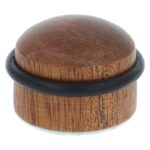 AMIG Deurstopper zelfklevend mahoniehout Ø34 x 28 mm