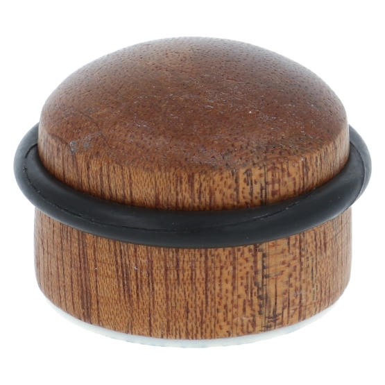 AMIG Deurstopper zelfklevend mahoniehout Ø34 x 28 mm