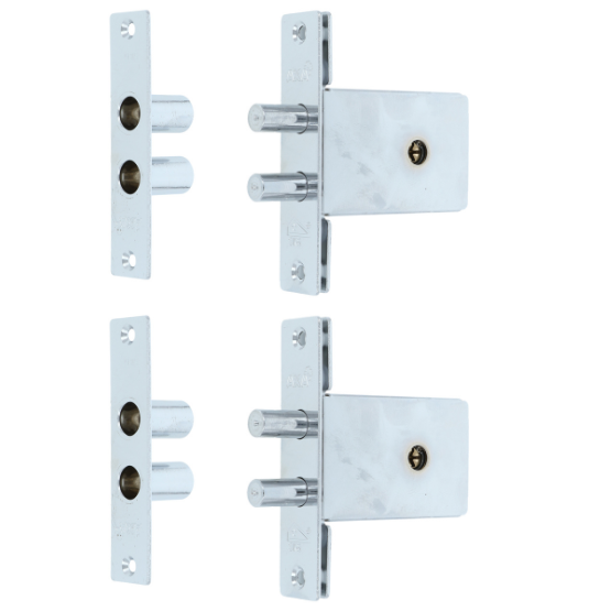 2 AXA 7488 veiligheids-pensloten (bijzet)