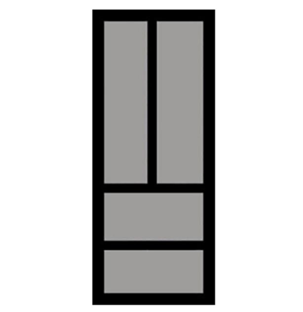 Bestekbak d:441-520mm - b:175-200mm zilverkleurig