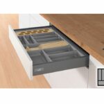 Bestekbak d:370-440mm - b:175-200mm antraciet