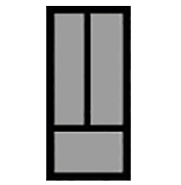 Bestekbak d:370-440mm - b:175-200mm antraciet