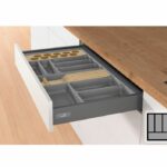 Bestekbak d:370-440mm - b:301-350mm antraciet