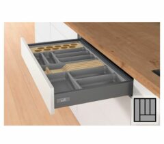 Bestekbak d:370-440mm - b:351-400mm antraciet