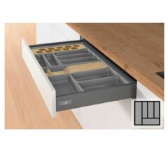 Bestekbak d:370-440mm - b:401-450mm antraciet