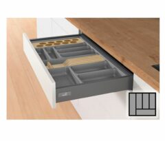 Bestekbak d:370-440mm - b:451-500mm antraciet