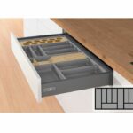 Bestekbak d:370-440mm - b:801-900mm antraciet