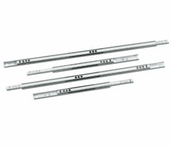 AMIG paar ladegeleiders gedeeltelijk uittrekbaar 153x17 mm staal verzinkt