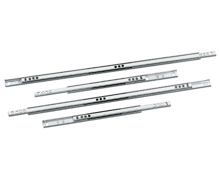 AMIG paar ladegeleiders gedeeltelijk uittrekbaar 406x17 mm staal verzinkt