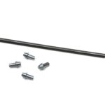 4 borgpinnen + stelpen voor Bommer scharnieren