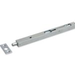 Bascule kantschuif 400x17x15 mm vernikkeld